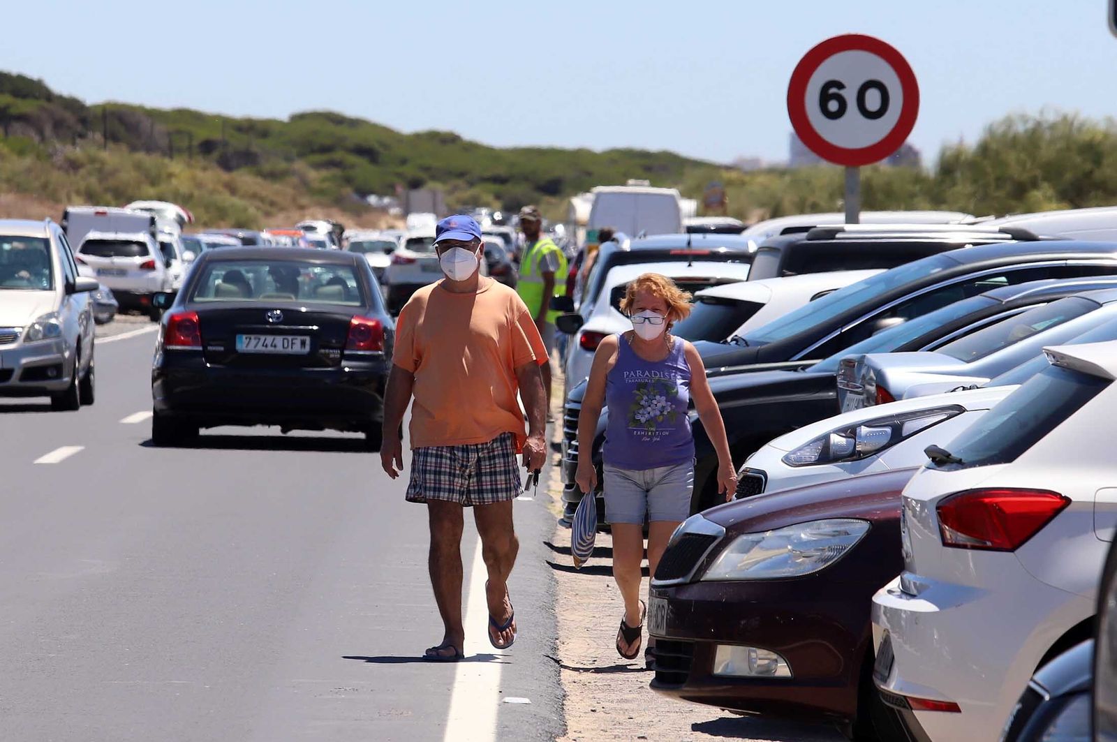 Las imágenes más destacadas del primer domingo de verano en las playas de Huelva