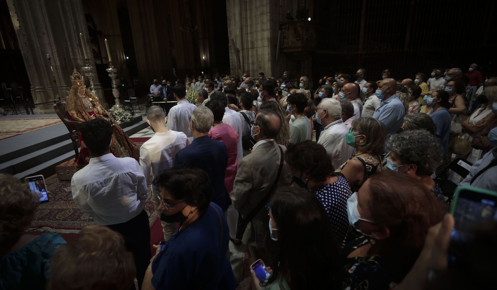 Imágenes de la festividad de la Virgen de los Reyes en la Catedral de Sevilla