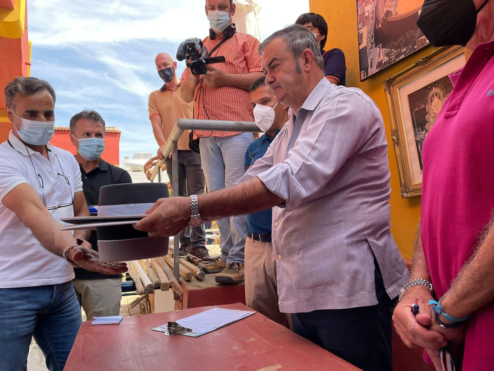 Sorteo de los rejones del domingo de Colombinas.