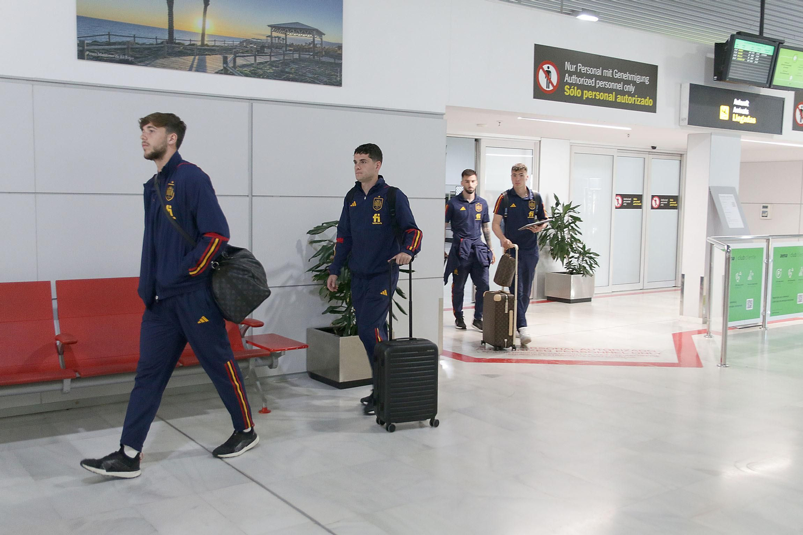 La Selección Española Sub-21 aterriza en Almería