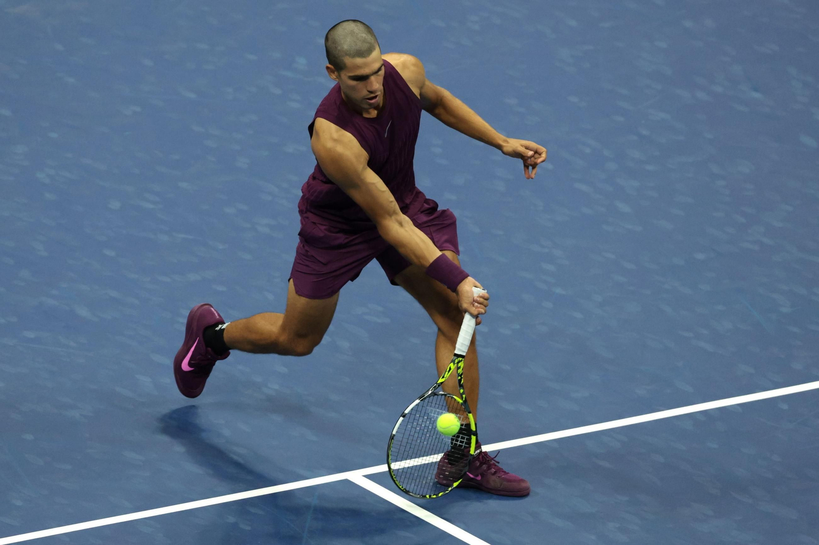 Las fotos del nuevo 'look' de Alcaraz en el Open USA