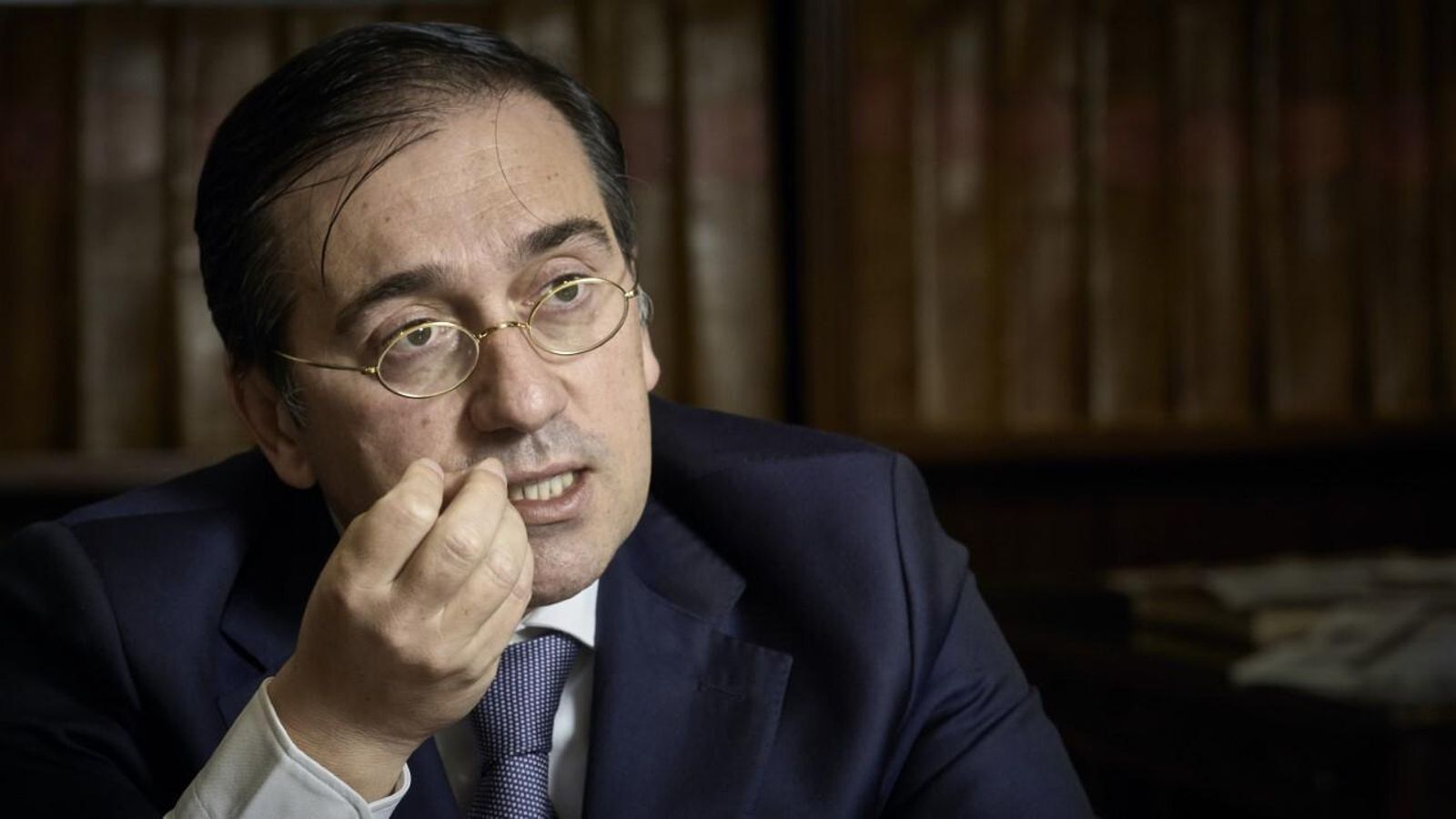 José Manuel Albares. José Manuel Albares.