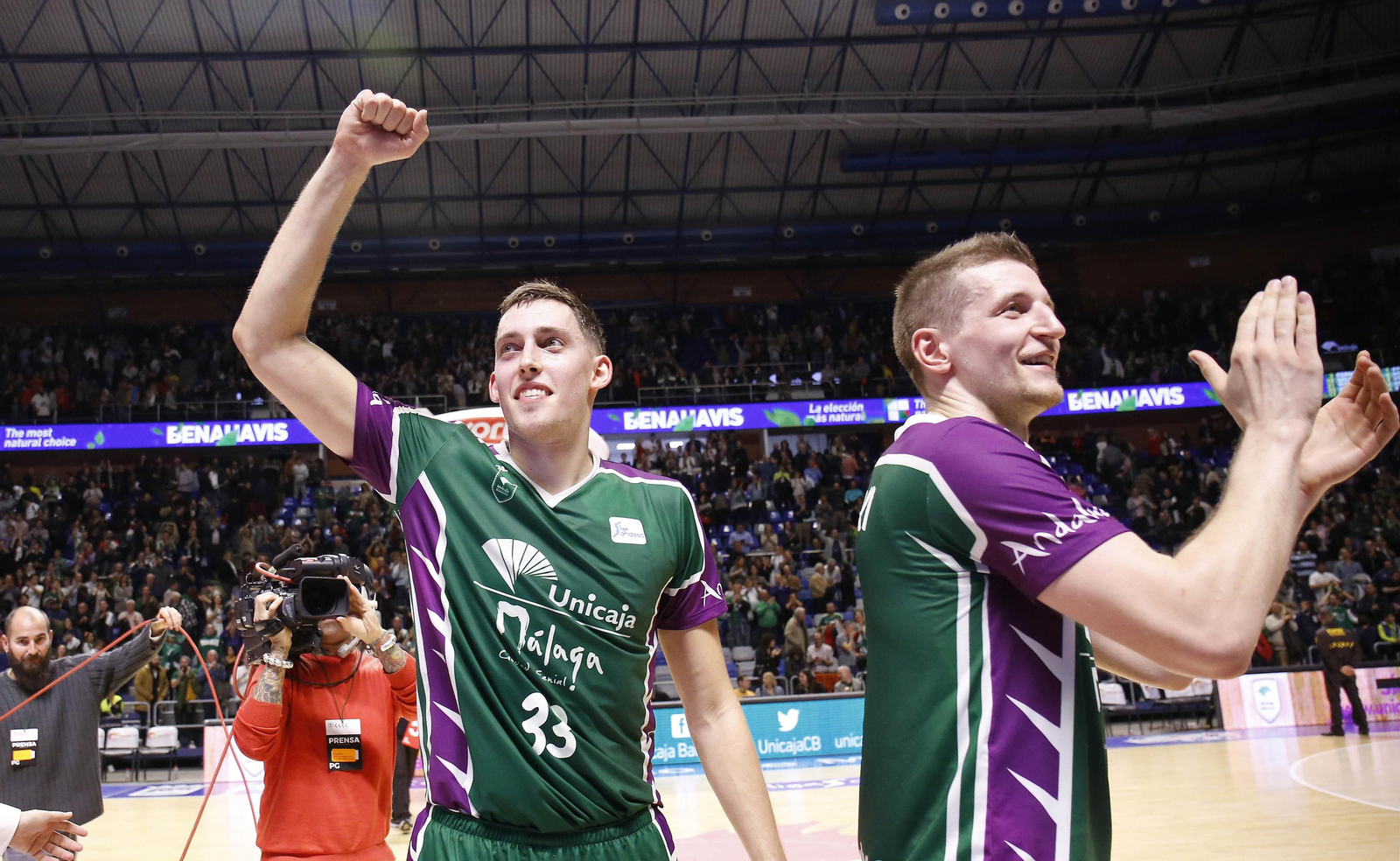 Los cinco años de Adam Waczynski en el Unicaja, en fotos
