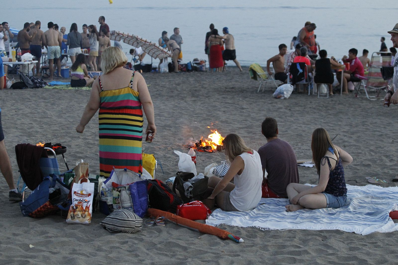 Fotogalería Noche de San Juan. El Zapillo. Almeria