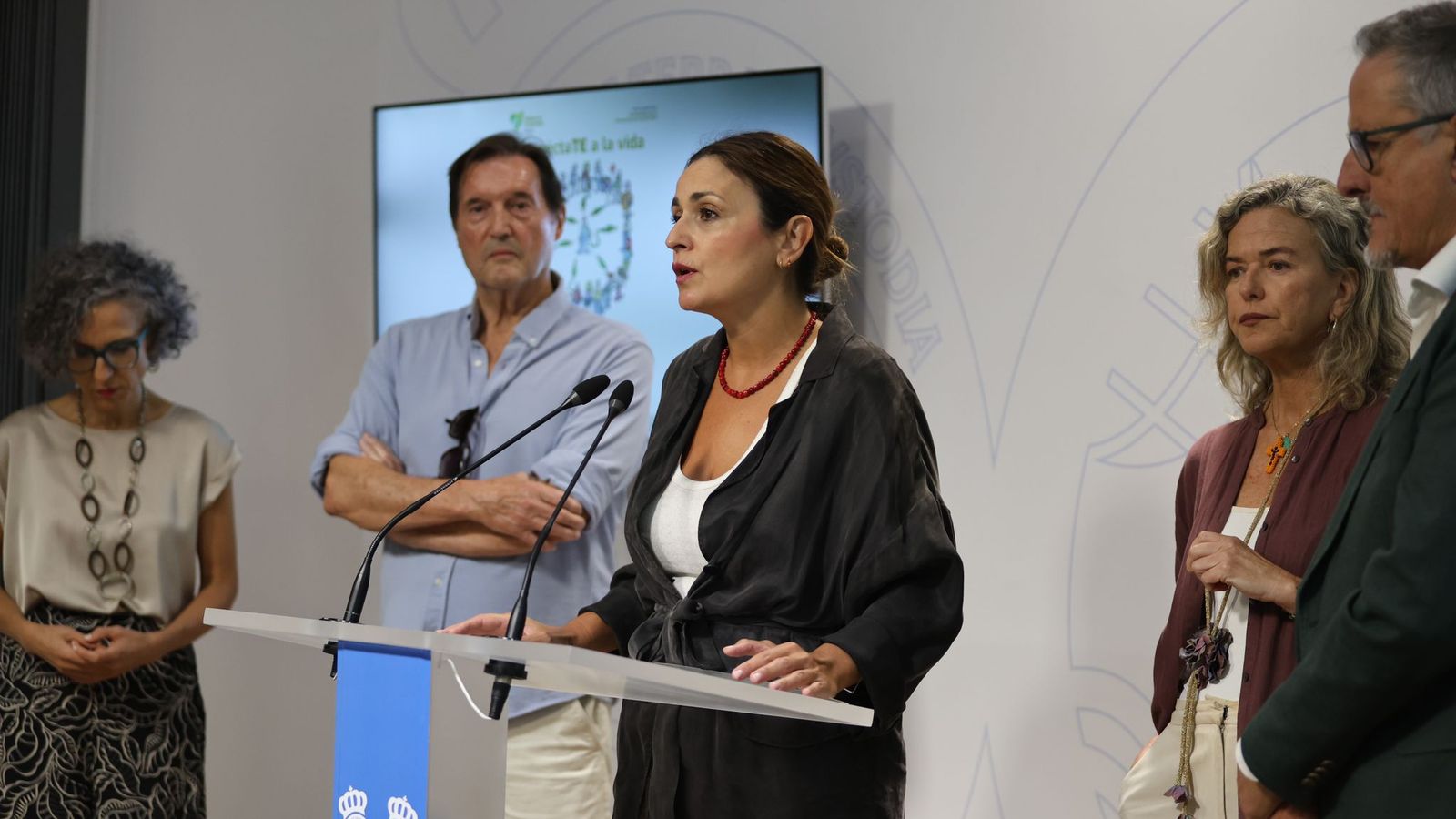 Carmen Díaz, diputada de Servicios Sociales, Drogodependencia y Bienestar Social, en la Diputación de Huelva.