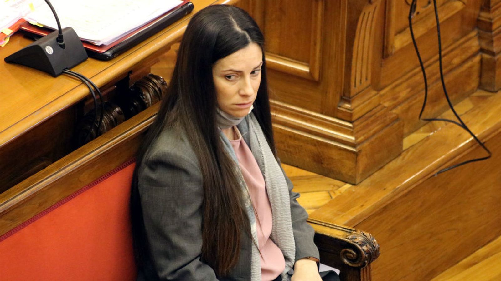 Rosa Peral, durante el juicio del crimen de la Guardia Urbana.