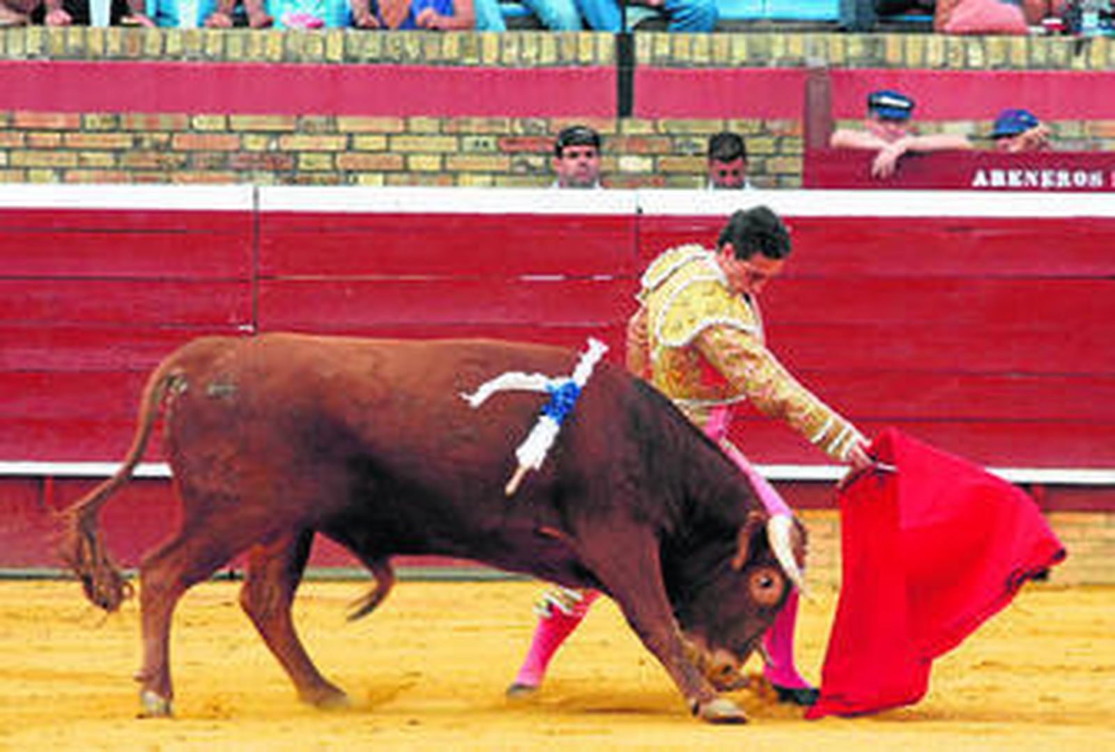 Juan Ramón Jiménez, durante su actuación en las pasadas Colombinas.