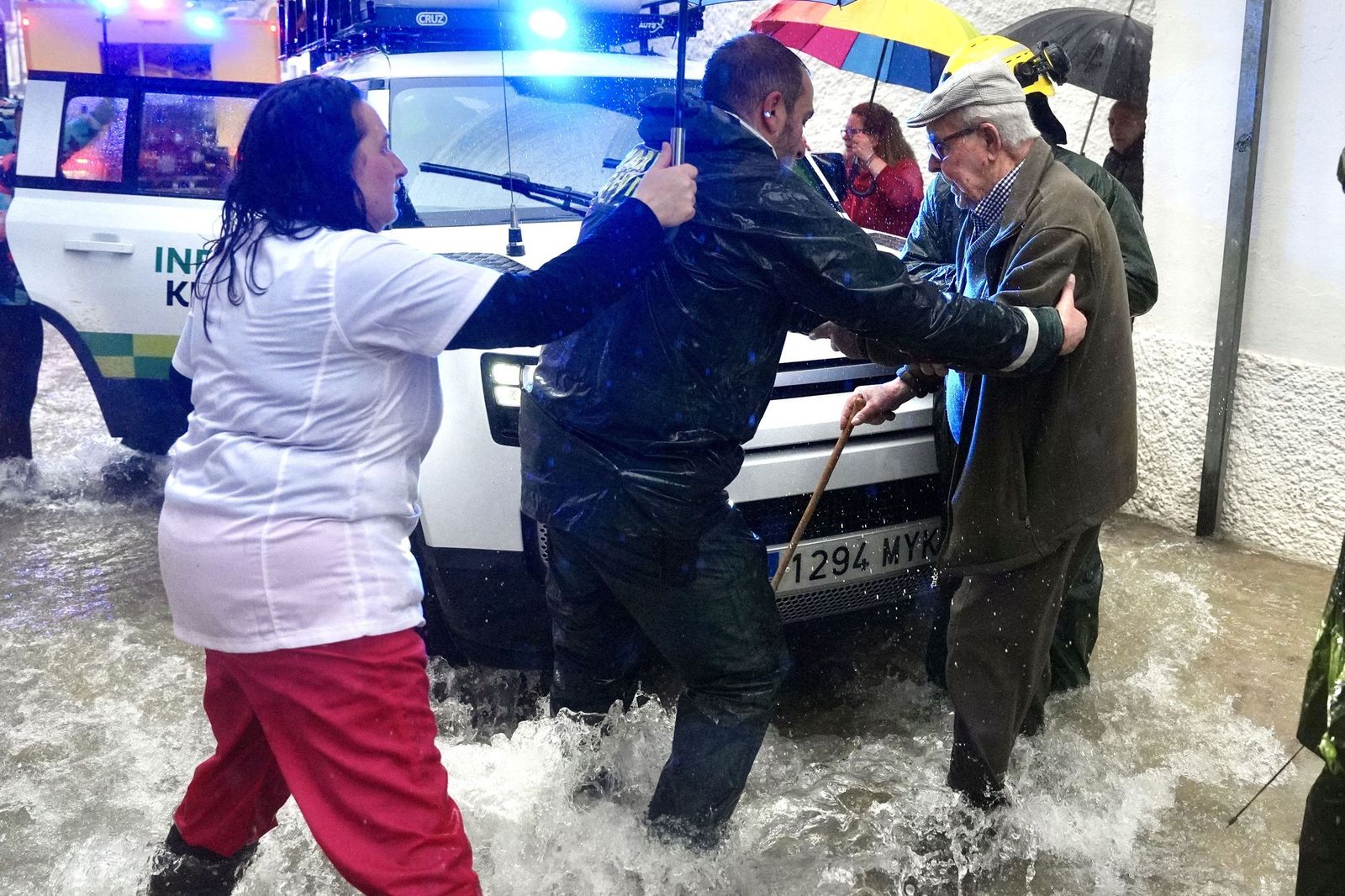 Una imagen tomada en Grazalema la mañana del 4 de febrero, día en que recibió 577 litros por metro cuadrado.