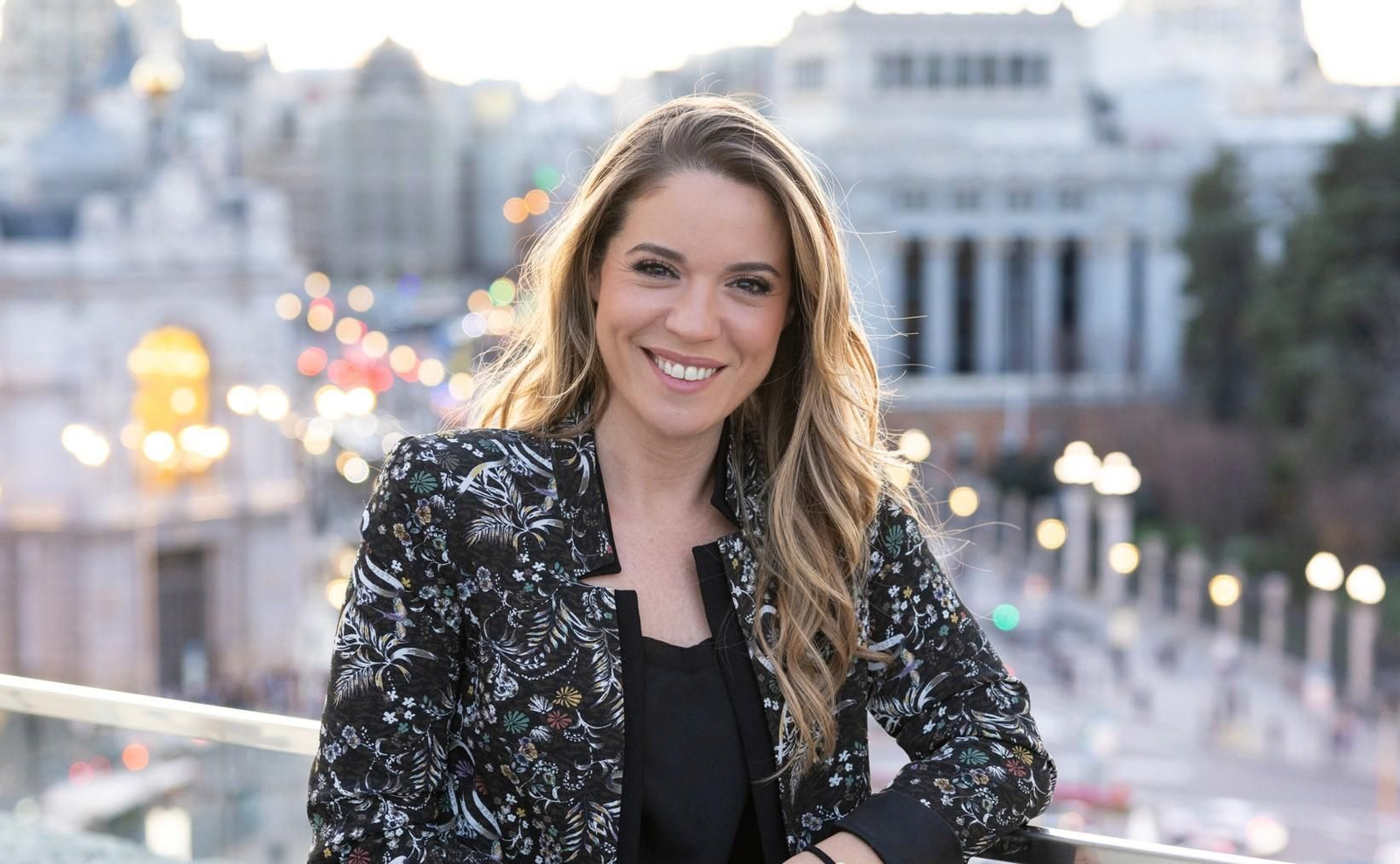 Cristina Lasvignes en el anuncio de su nuevo programa para Telecinco