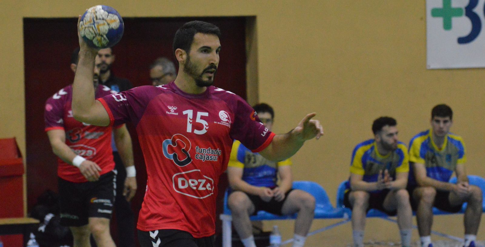 Julián Moldón, en un partido del Cajasur CBM de esta temporada.