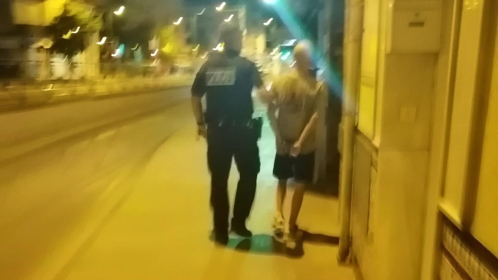 Momento de la detención