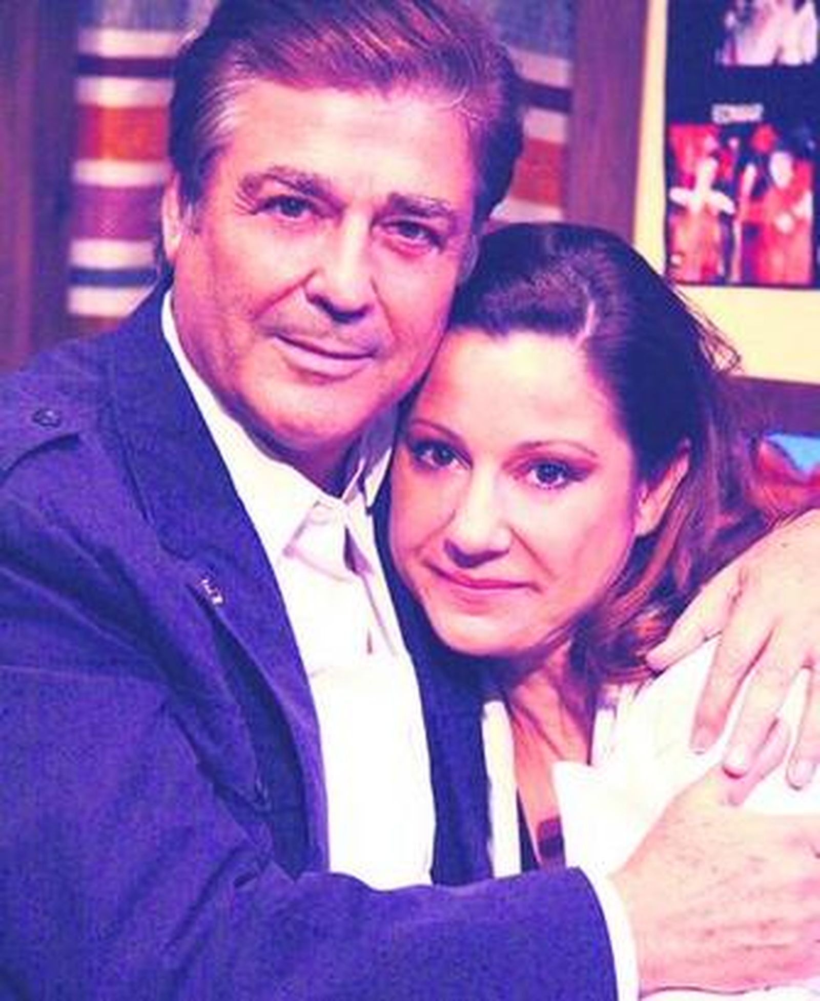 Máximo Valverde y la portuense Eva Santamaría.