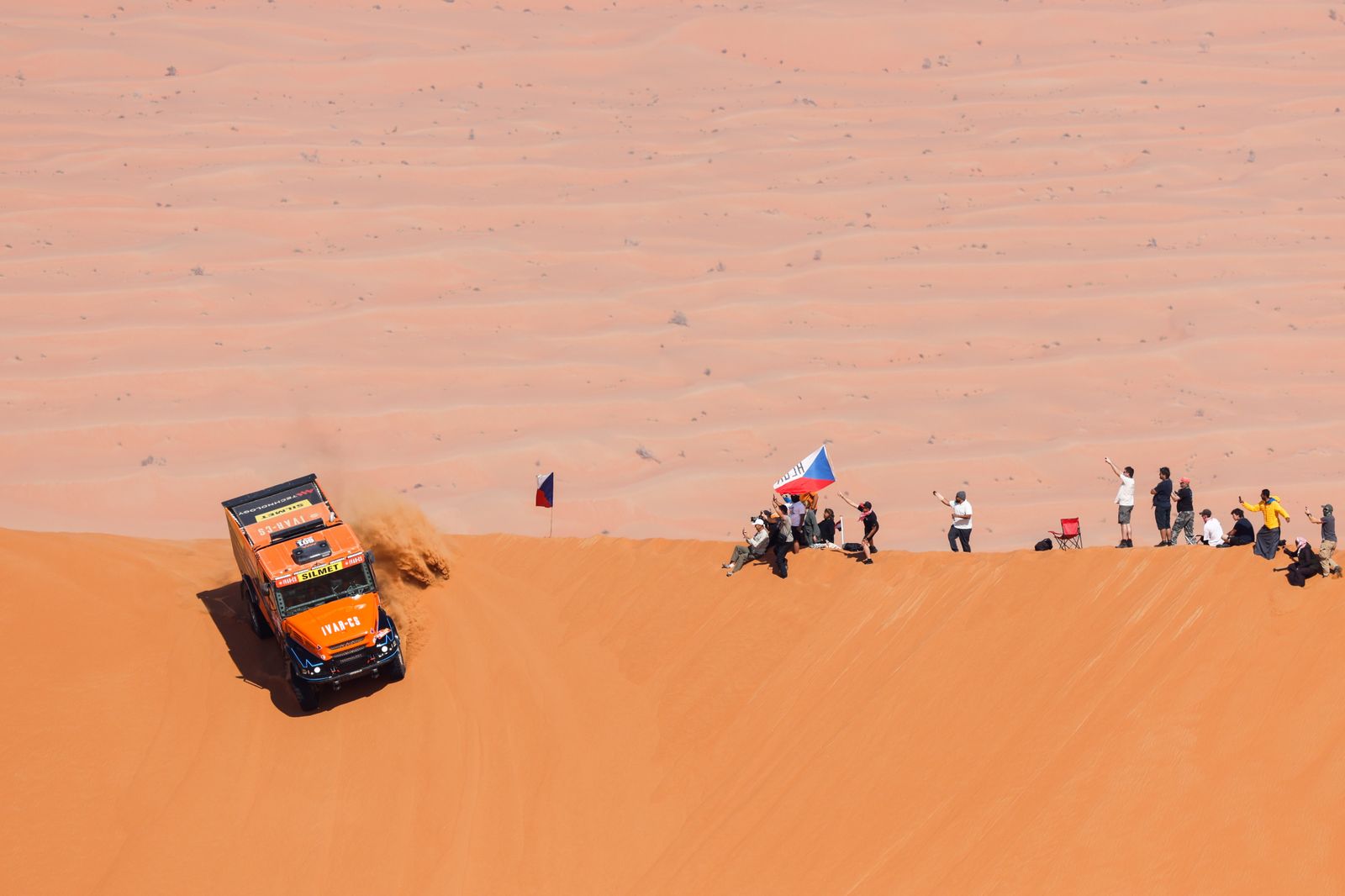 Las mejores fotos del Dakar por las dunas