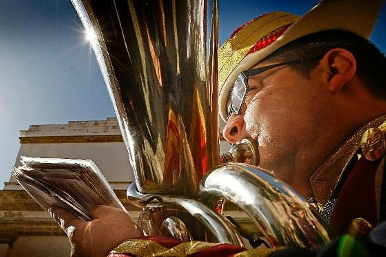 La hermandad de la Expiración abre el Viernes Santo. 

Foto: Julio Gonzalez