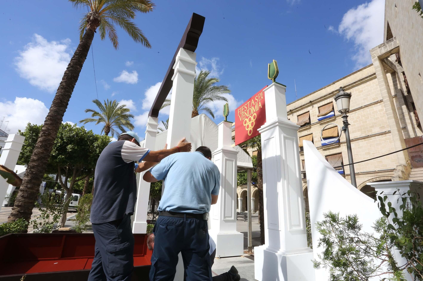 Fiestas de la Vendimia en la Plaza del Arenal