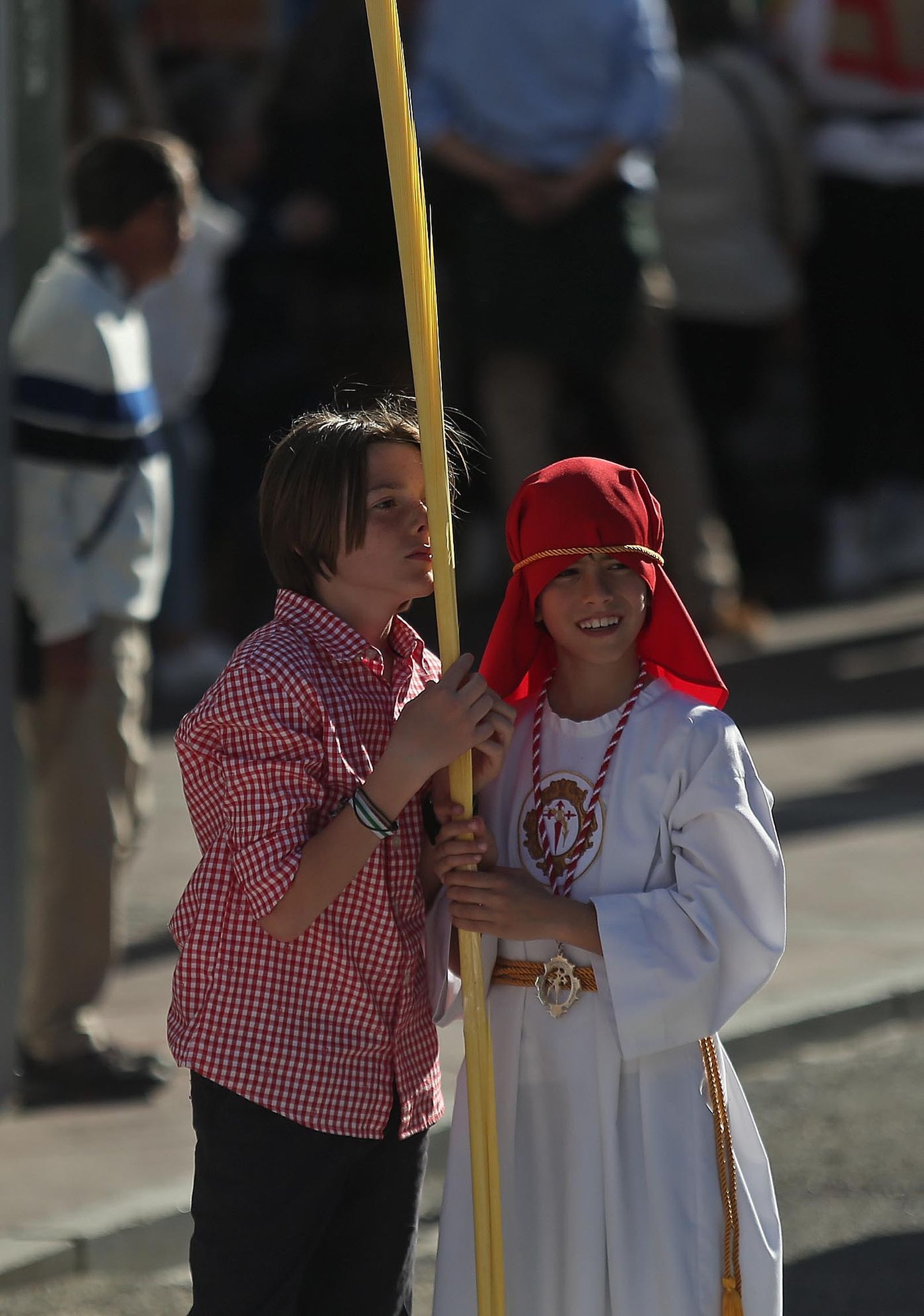 Fotos del Domingo de Ramos en Algeciras: Borriquita y Oración en el Huerto