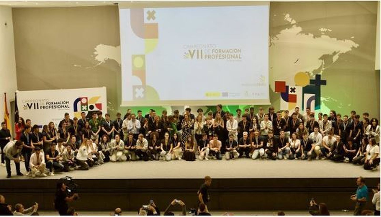 El acto de entrega de medallas