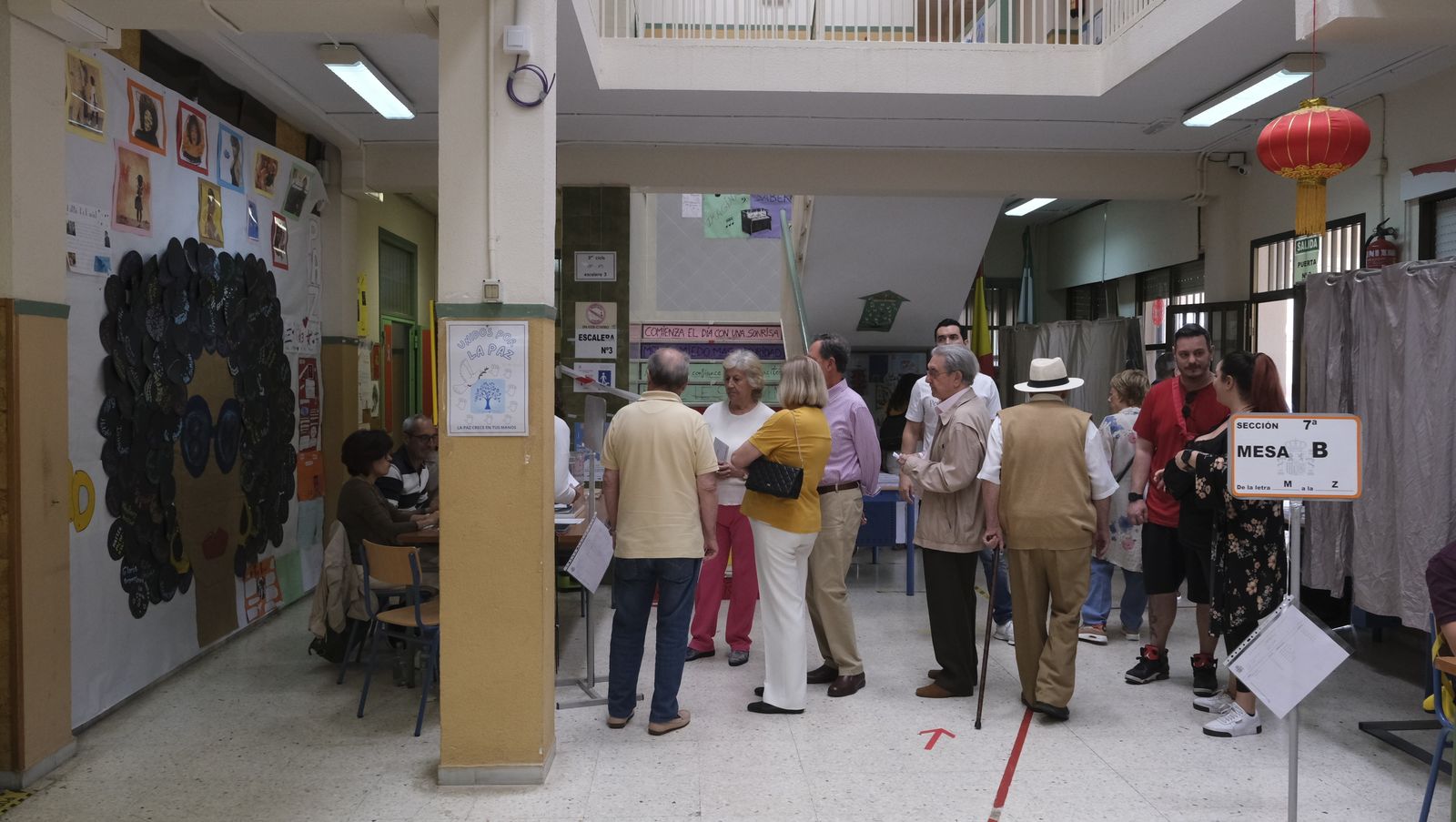 Imágenes de las votaciones en las Elecciones Municipales 2023, en Almería capital