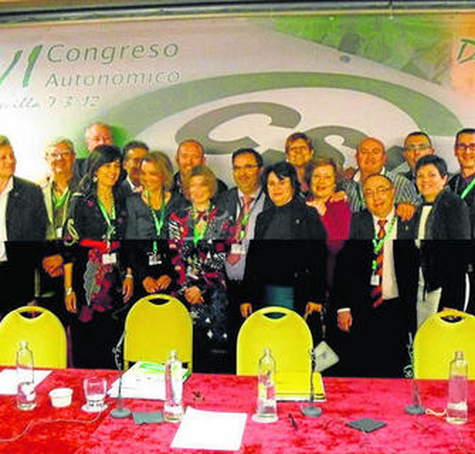 Expedición almeriense de CSIF en el congreso.