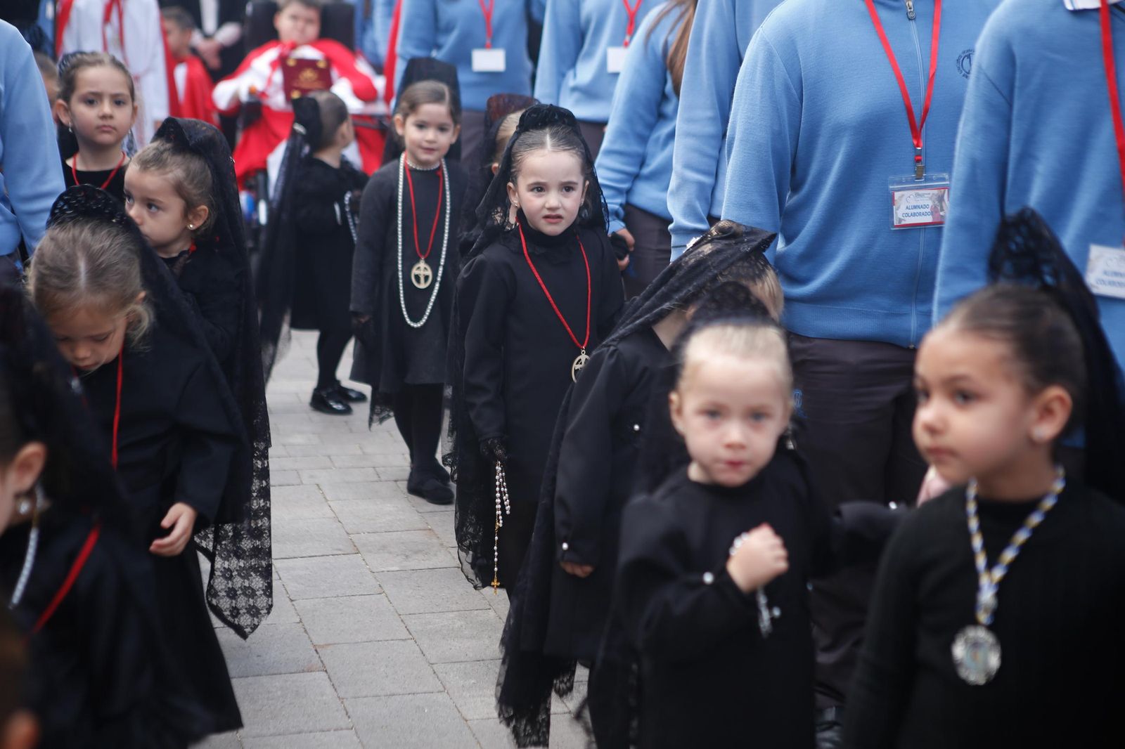 Fotos de la procesión infantil del colegio Nuestra Señora de los Milagros de Algeciras