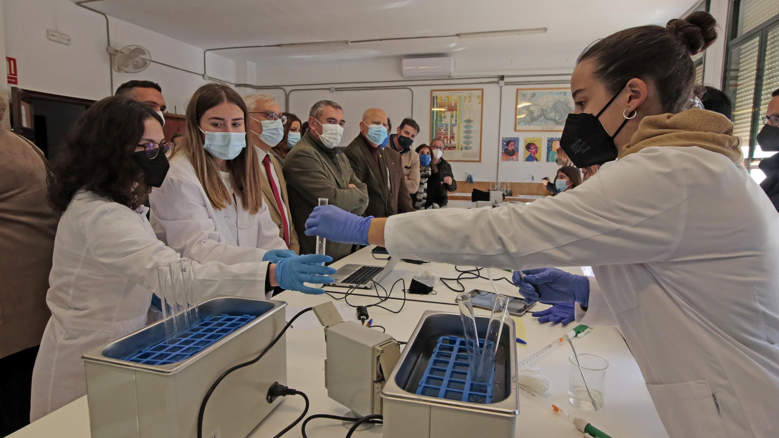 Visita del consejero Javier Imbroda al IES Padre Luis Coloma
