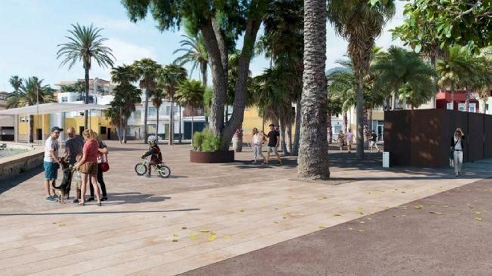 Así quedará el paseo marítimo de Pedregalejo.
