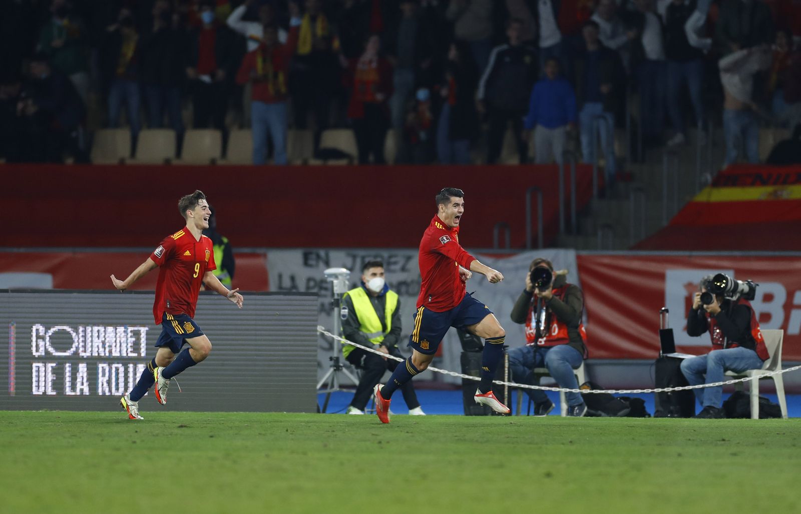 Las imágenes del España-Suecia