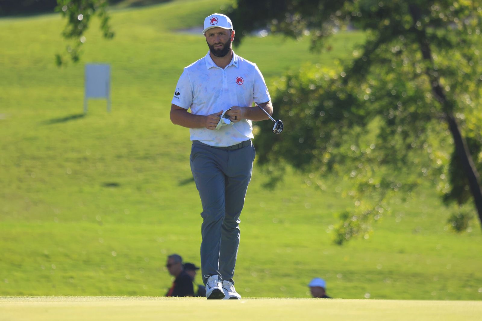 Jon Rahm, durante la segunda jornada