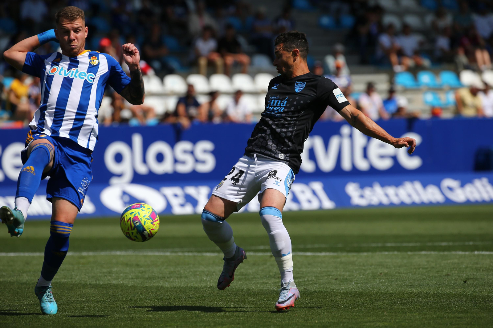 El SD Ponferradina - Málaga CF, en fotos