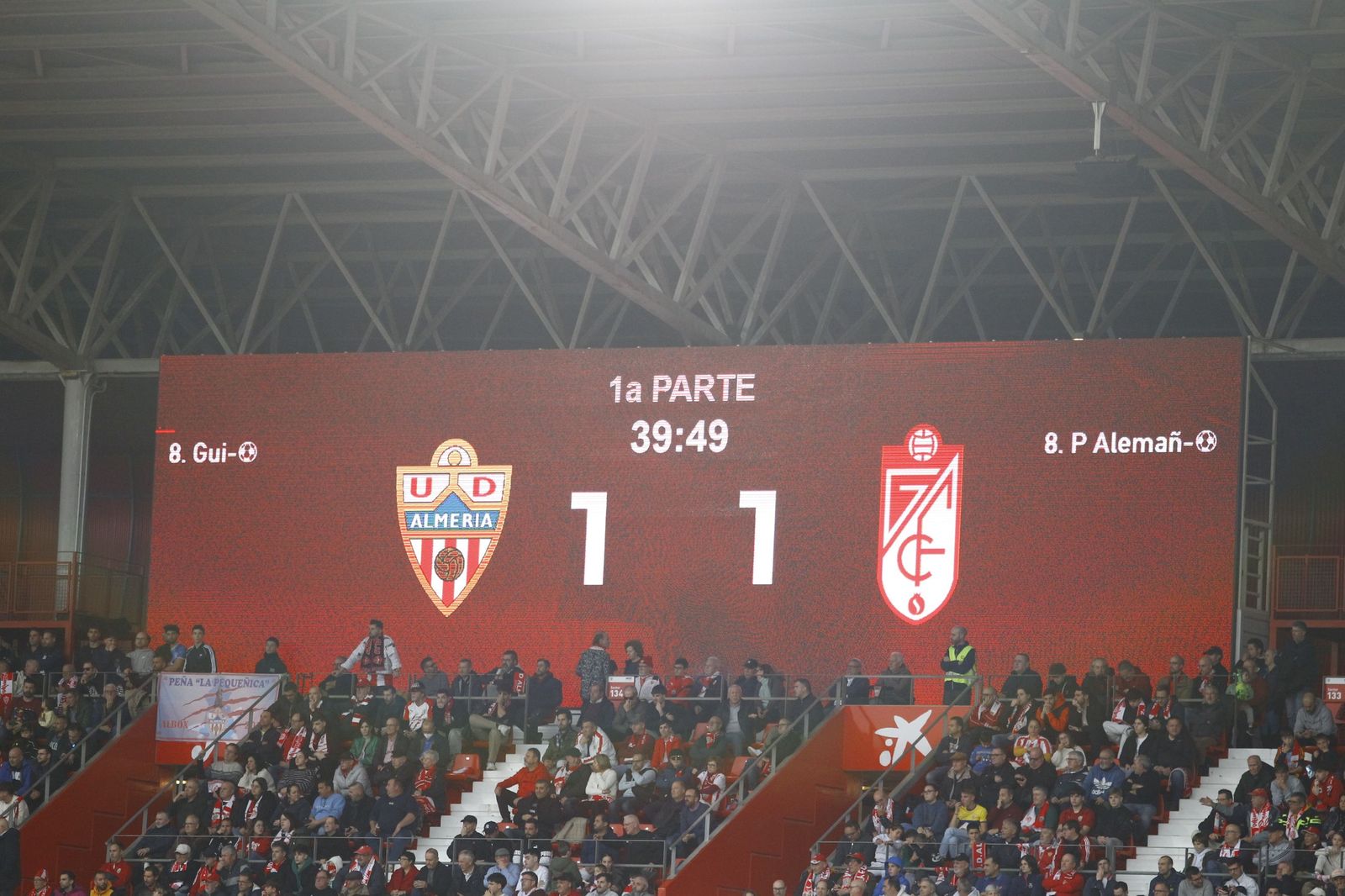 Las fotos del partido U.D. Almería-Granada C.F.