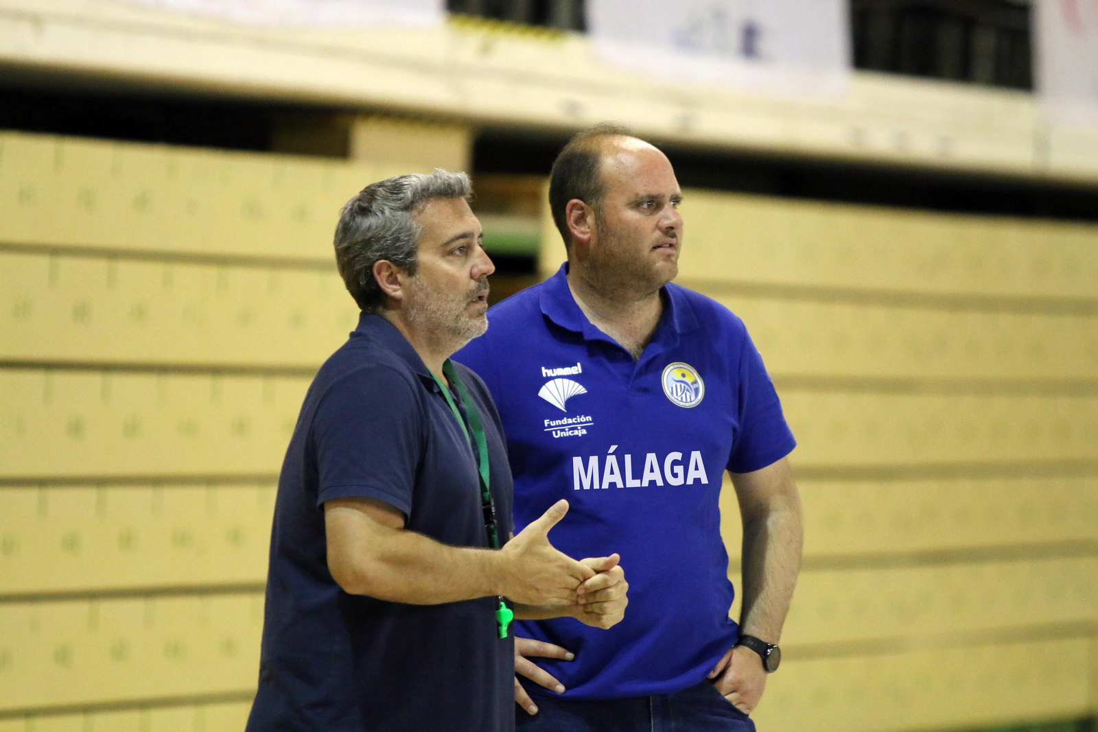 Curro Lucena y Alfonso Carrión durante una sesión de entrenamiento.