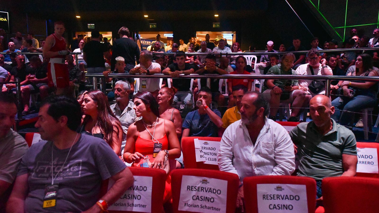 Fotos de la velada de boxeo del Don Príncipe en el casino de San Roque