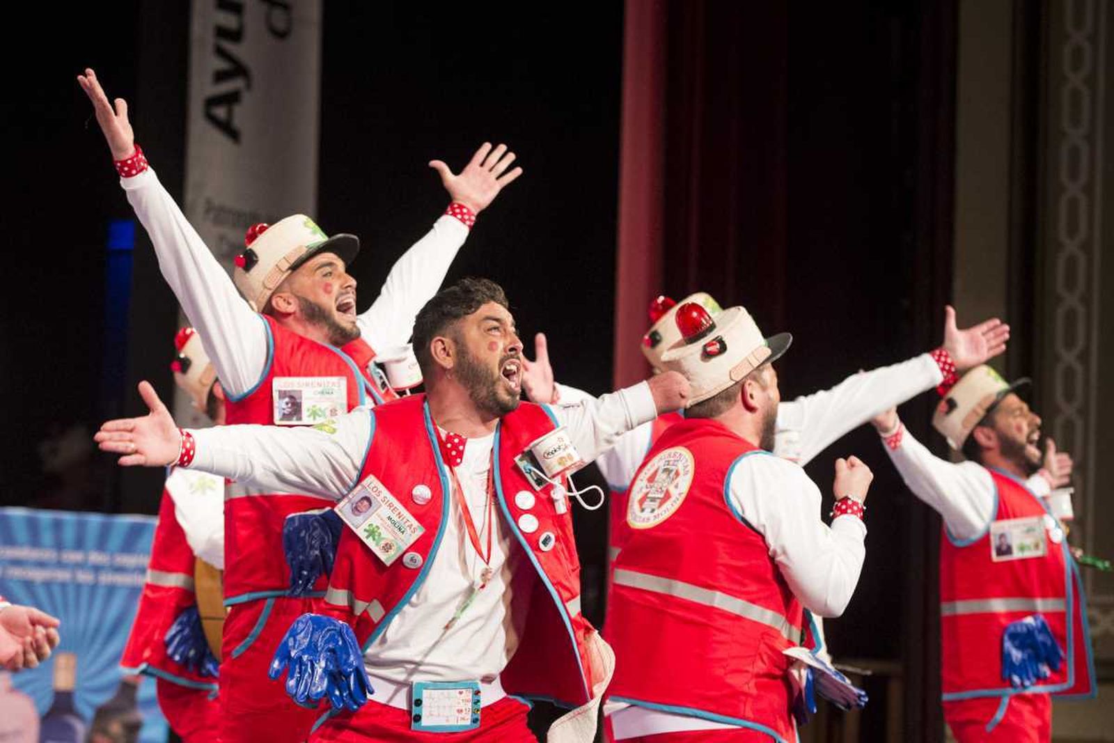 Las imágenes de la decimoquinta función clasificatoria