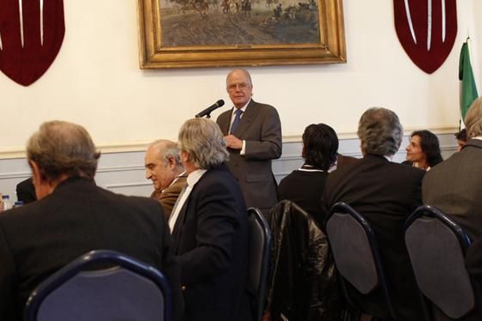Los jerezanos afincados en Madrid se dieron cita en el Centro Cultural de los ejércitos para rendir homenaje a Bertín Osborne./José Ramón Ladra

Foto: Jose Ramon Ladra