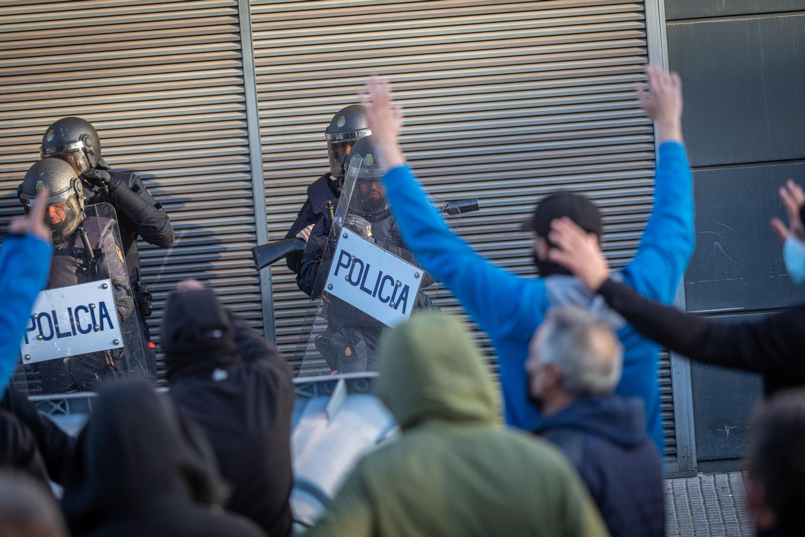 Las imágenes de la tercera jornada de la huelga del metal en Cádiz