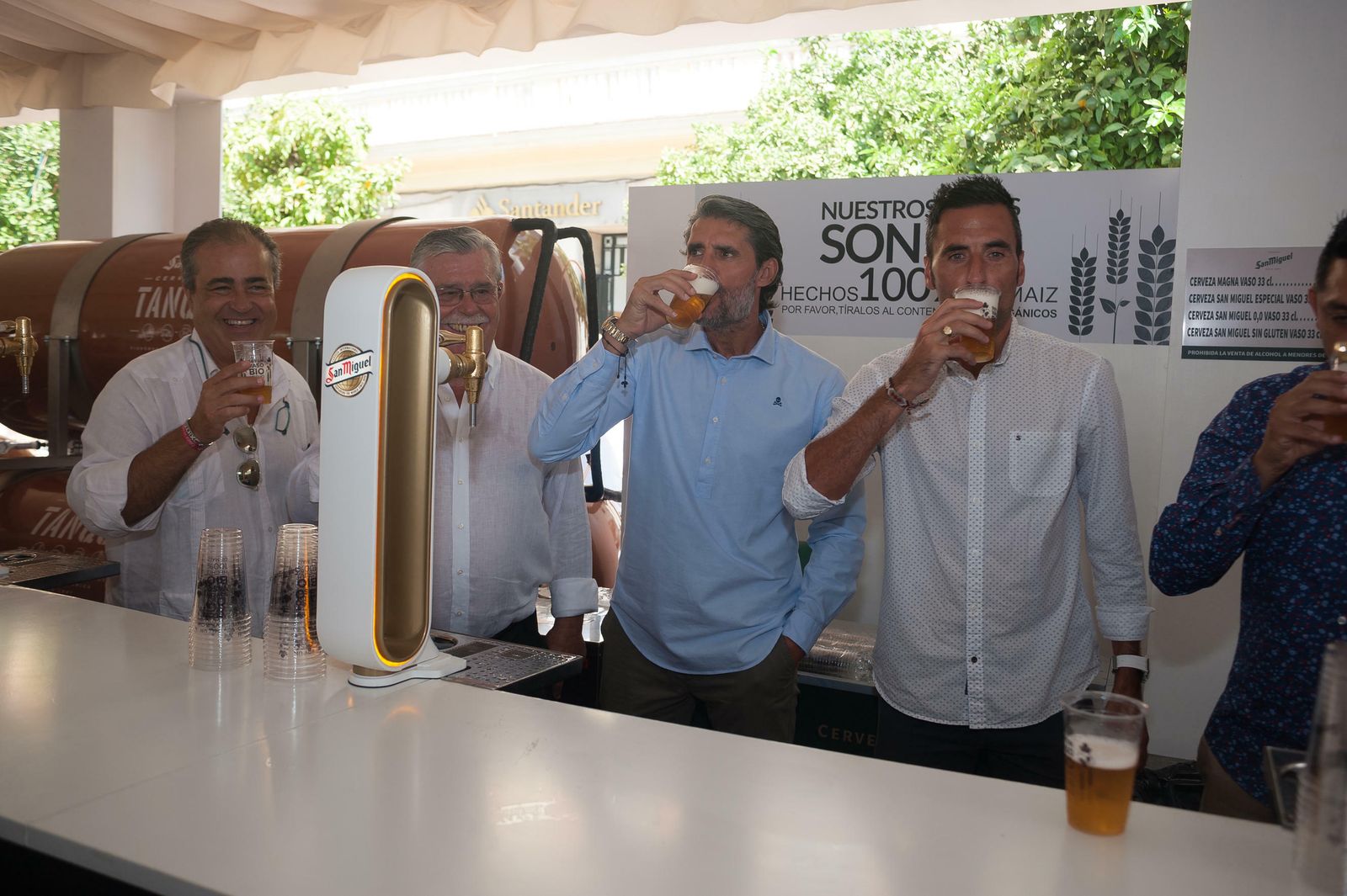 Las fotos de la visita del Málaga CF a la Feria