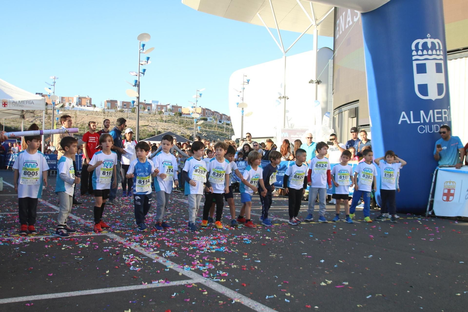 Fotogalería de las carreras infantiles del Medio Maratón de Almería