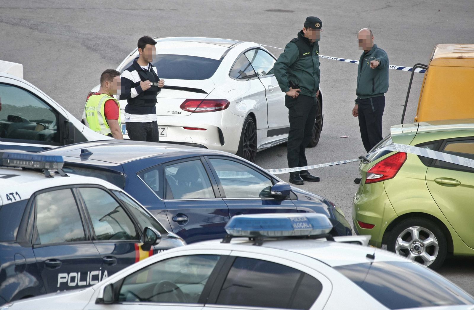 Operación antidroga en la barriada de El Saladillo de Algeciras
