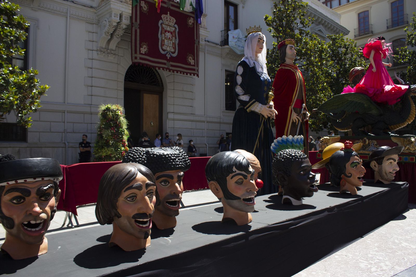Fotos: así luce la Tarasca este 2021 en la Plaza del Carmen