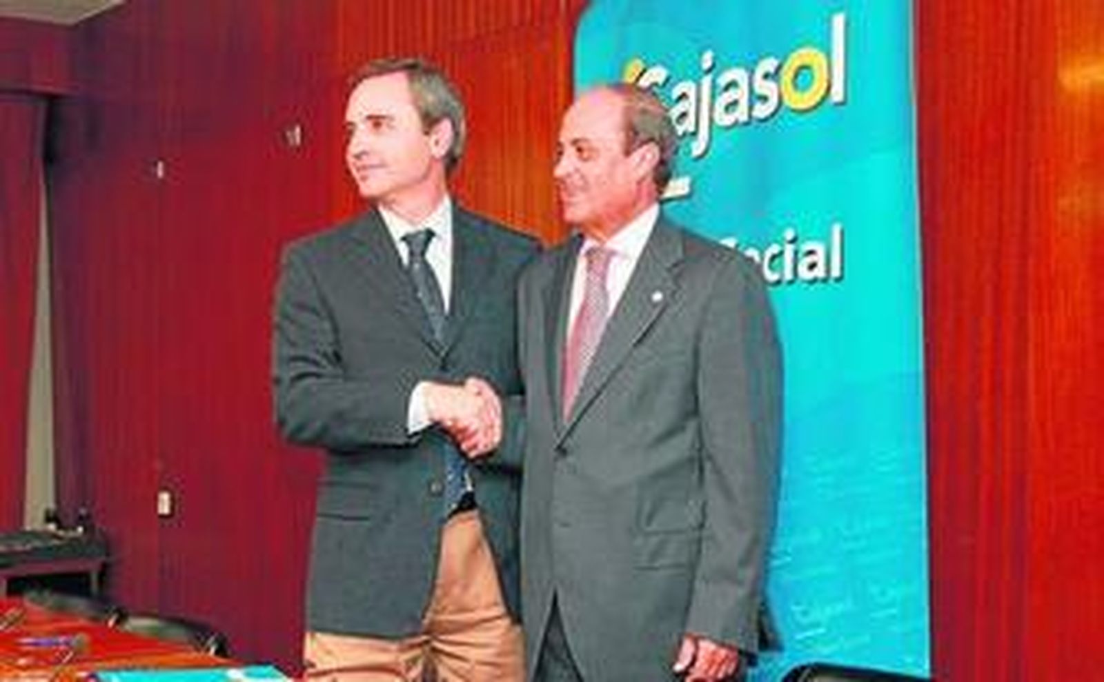 José Ángel Hernández y Antonio Ponce, ayer.