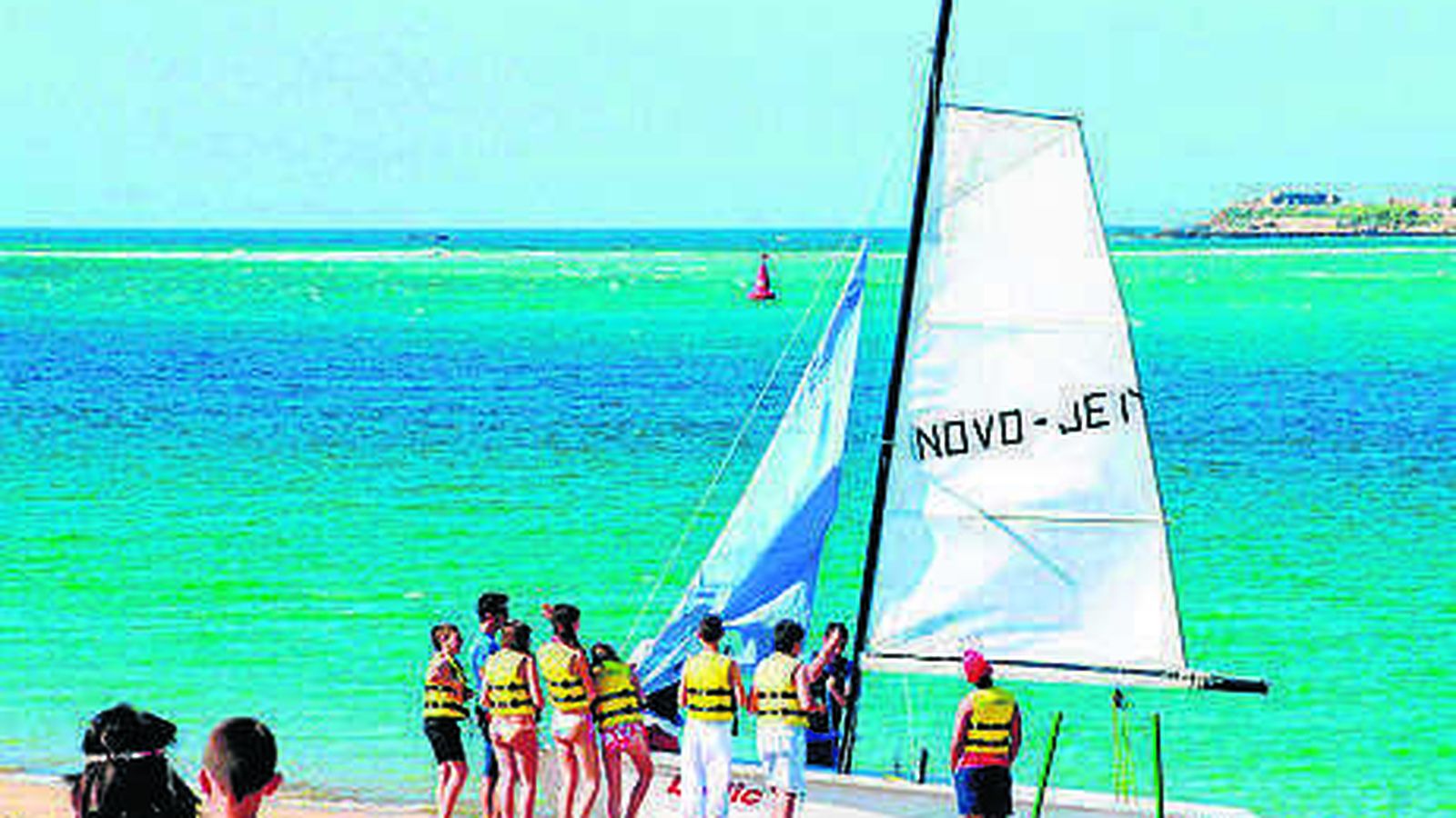 Playa de la Barrosa, en Chiclana.