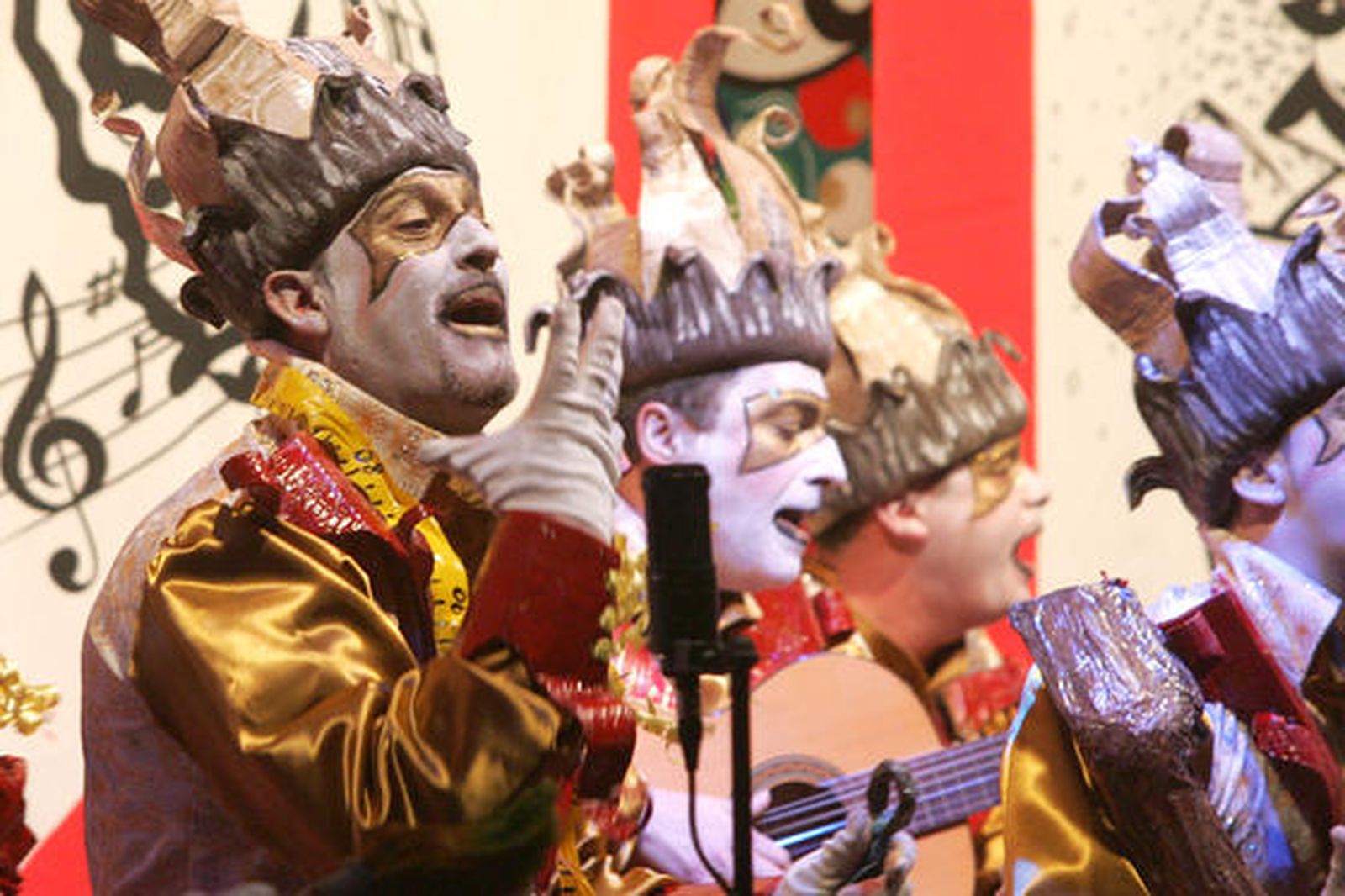 La agrupación 'El tablero'./Fotos:J.M.Quiñones

Foto: J.M.Q.