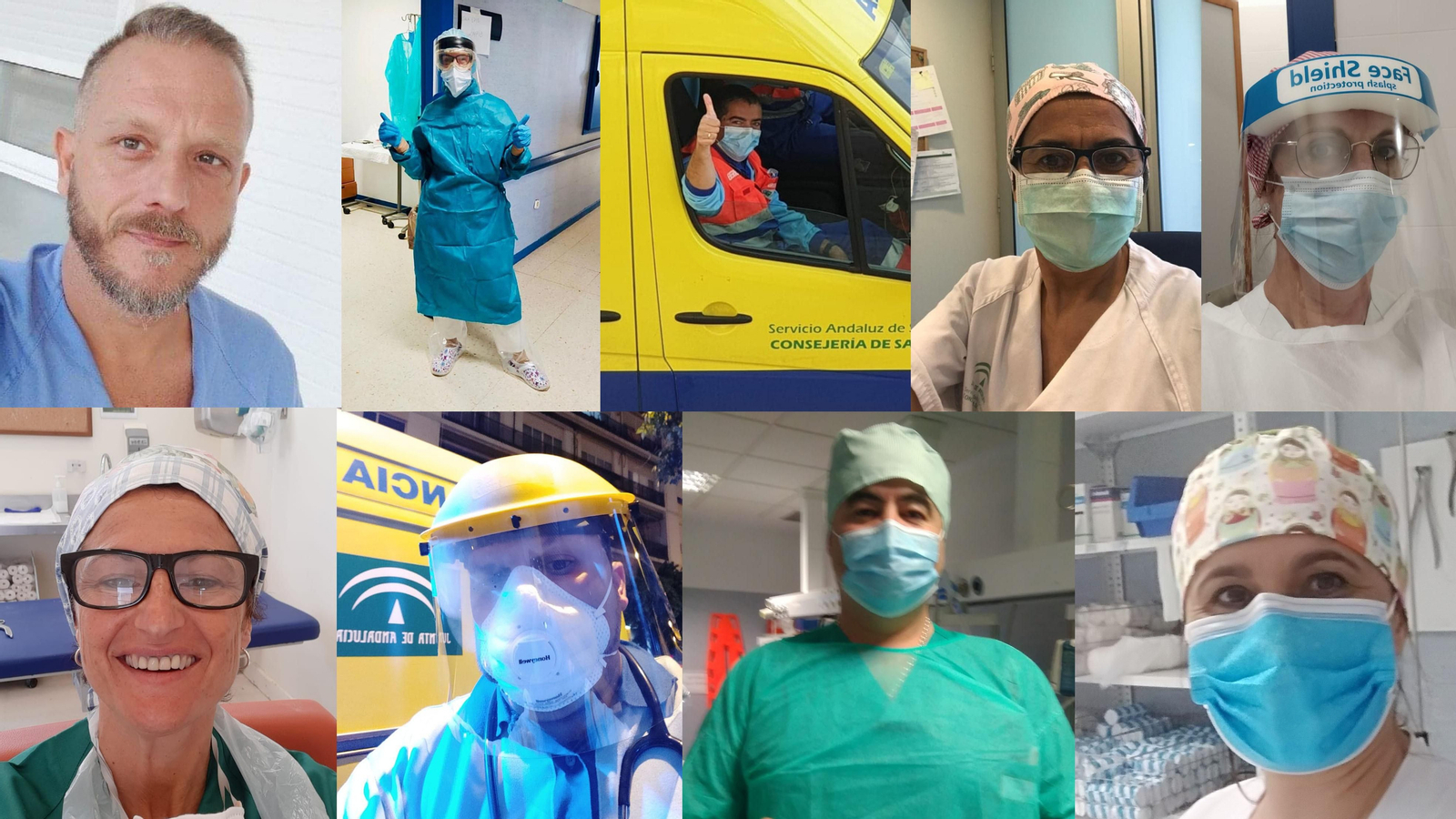 Galería: homenaje a los sanitarios del hospital de Jerez por el Día de la Enfermería