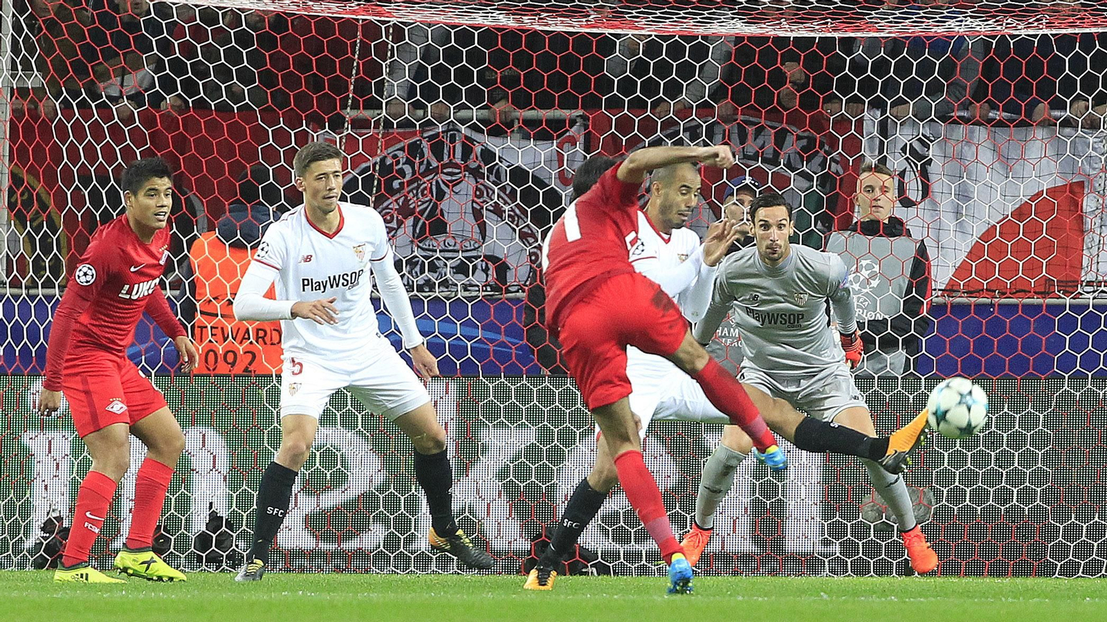 Las imágenes del Spartak de Moscú-Sevilla FC
