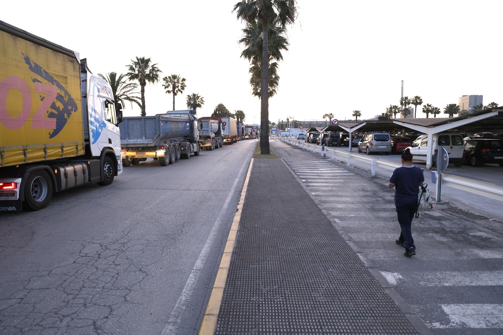 La primera jornada de la huelga del metal en el Campo de Gibraltar, en imágenes