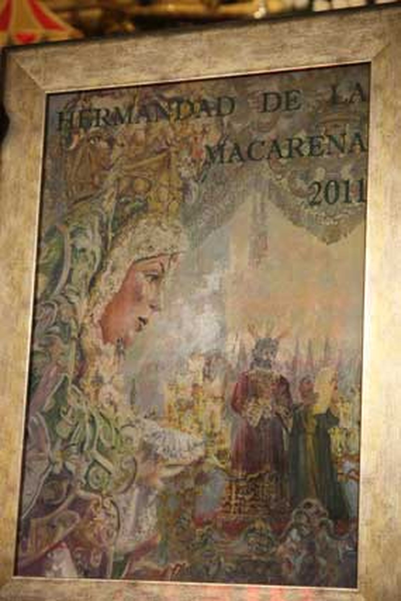 El cartel recoge las dos imagenes de la hermandad.

Foto: ascarrasco