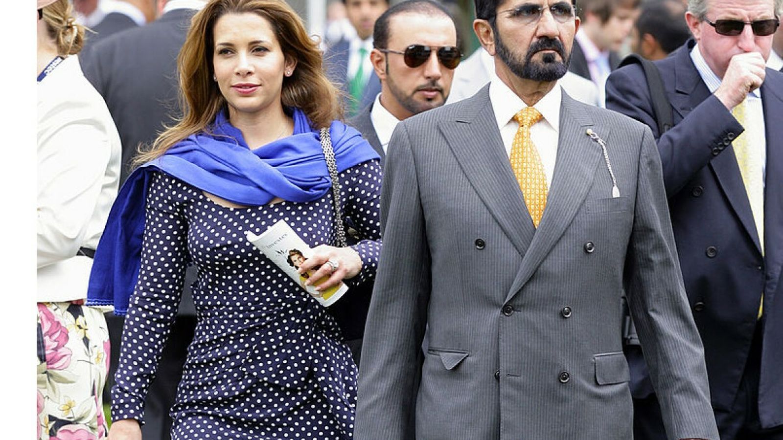 Haya con su marido, Mohamed bin Rashid, primer ministro de Emiratos Árabes Unidos y emir de Dubai.