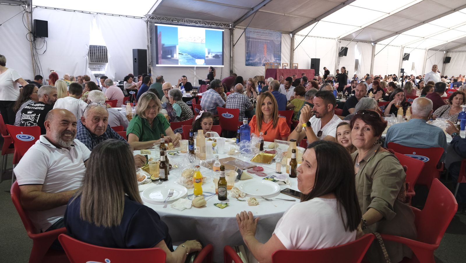 Imágenes de la comida anual de la CUCN, en Níjar