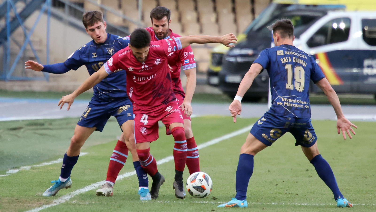 Xerez DFC contra UCAM Murcia en Chapín
