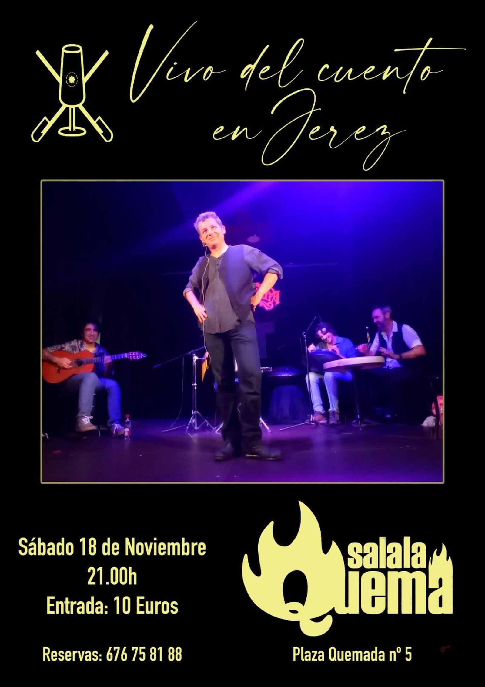 Compañía Vivo del cuento en la Sala La Quemá